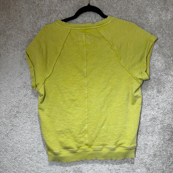 Scott Csoke Anthropologie Sweatshirt XS All I Ever Wanted Was Love Green - Picture 11 of 11